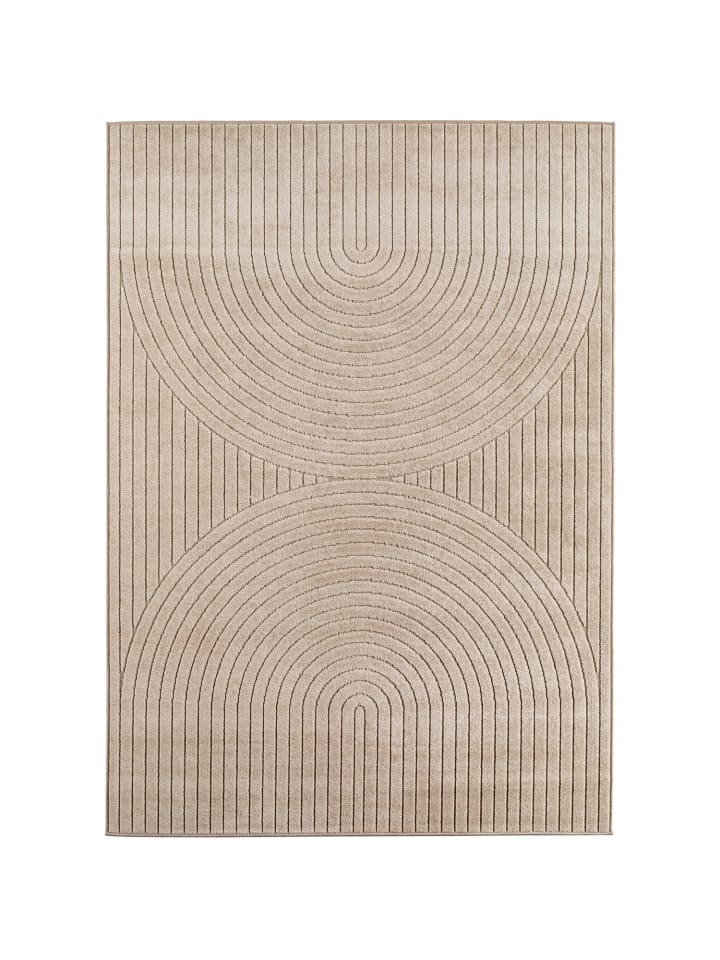 Indoor Outdoor Teppich Nova 1201 Läufer in Beige