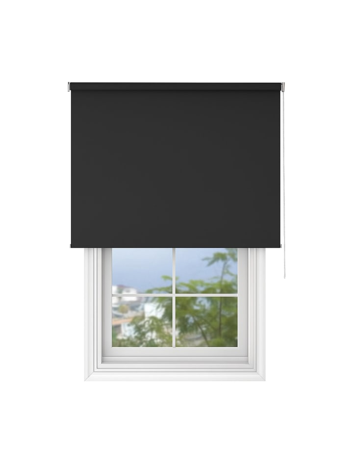 Rollo blickdicht schwarz