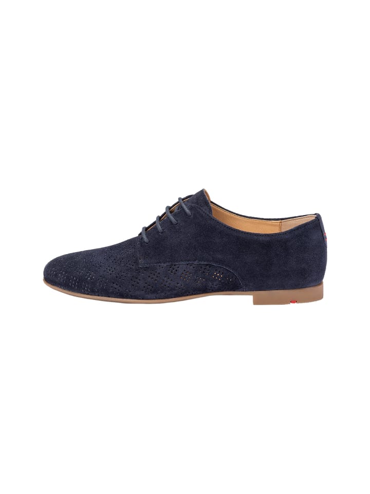 Schuhe Eleganter Schnürhalbschuh in blau