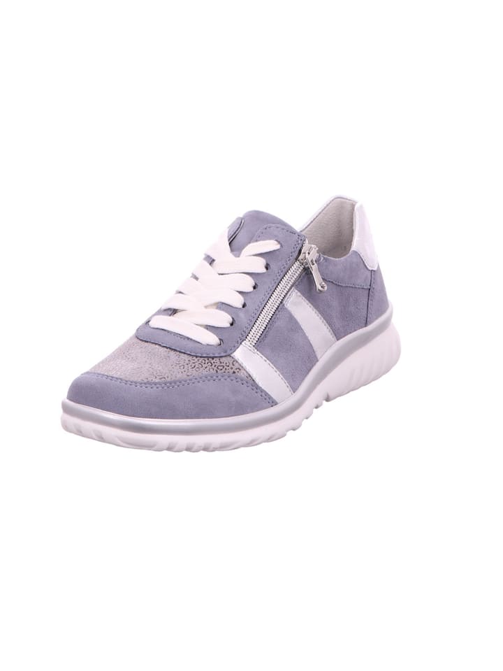 Schnürschuhe in hellblau