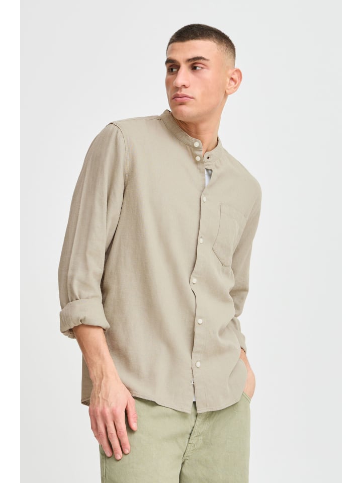 Langarmhemd SDAllan in Beige
