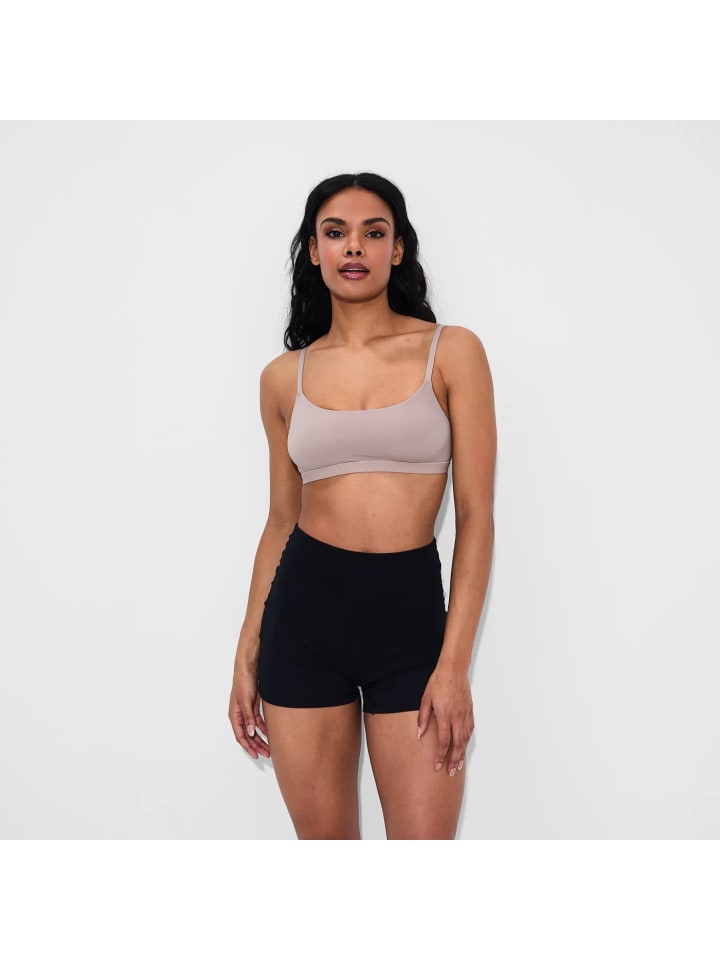 Scoop Bralette in Rosenholz