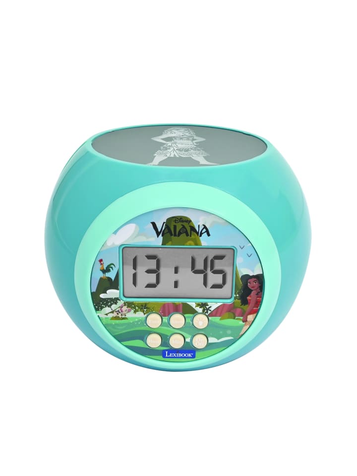 Vaiana Projektionswecker mit Timer & 3-Farben-Projektion