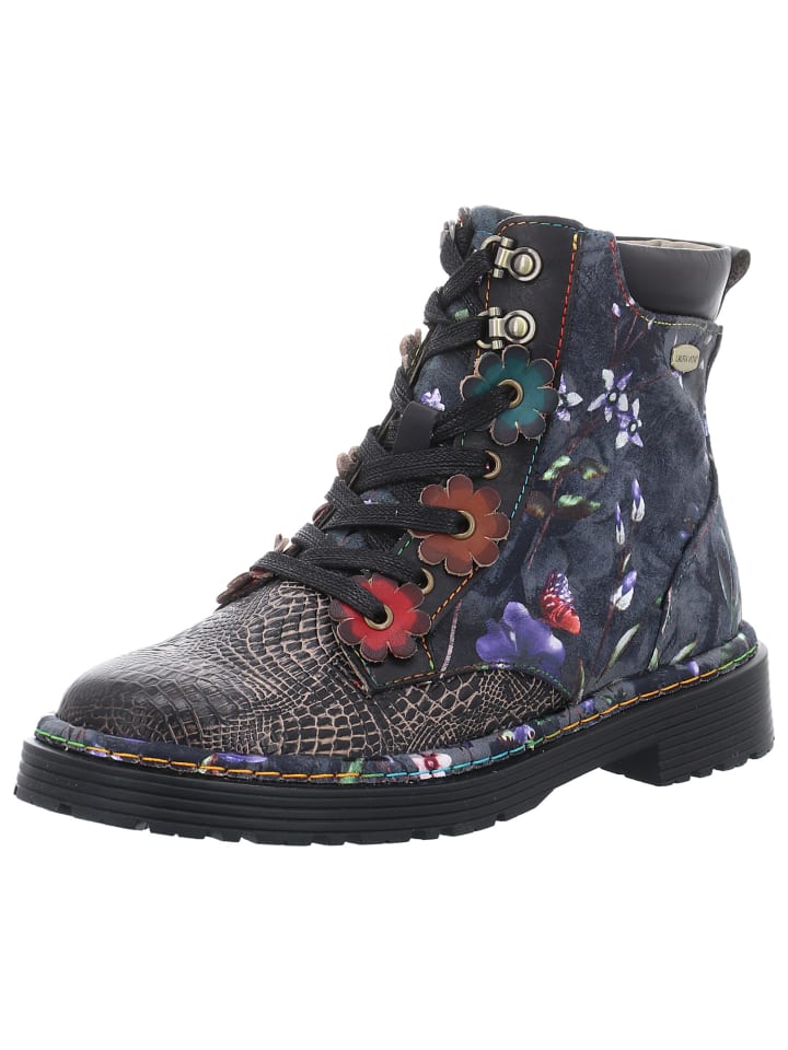 Stiefelette in schwarz