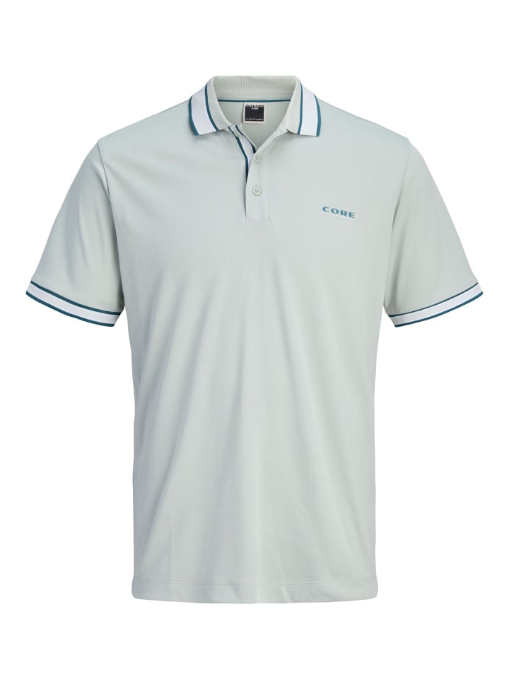 Poloshirt in Aqua Gray