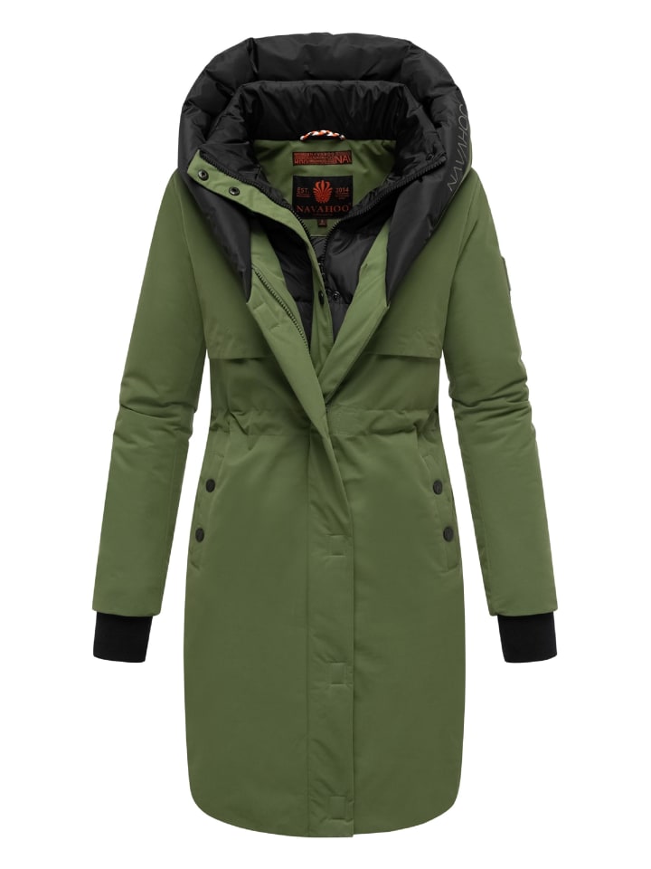 Kurzmantel Snowelf in Pine Olive