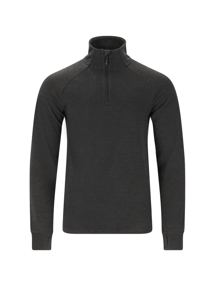 Longsleeve Kajsa M Half Zip Midlayer in Dunkelgrau035