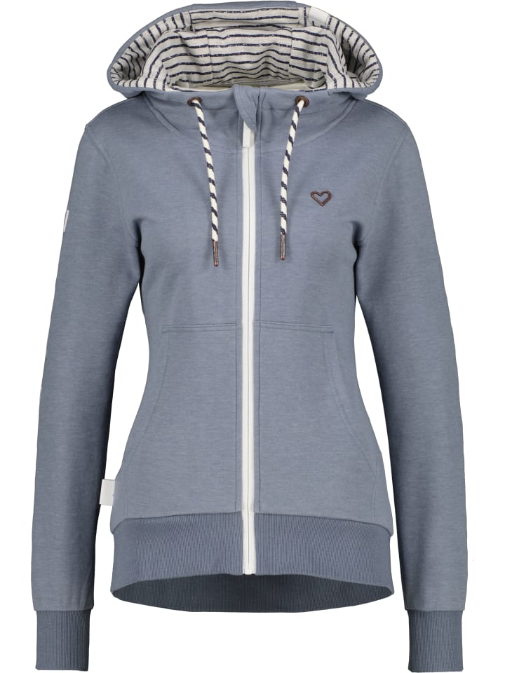 Sweatjacke JessyAK A in steelblue