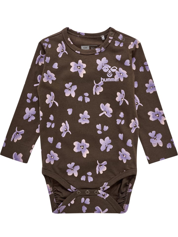 Druckknopf Strampler Hmlgug E-Sport Mädchen in CHOCOLATE BROWN