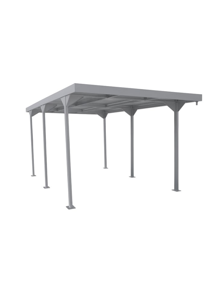 Metall Carport Auto Garage Überdachung 543x 287 in Silber