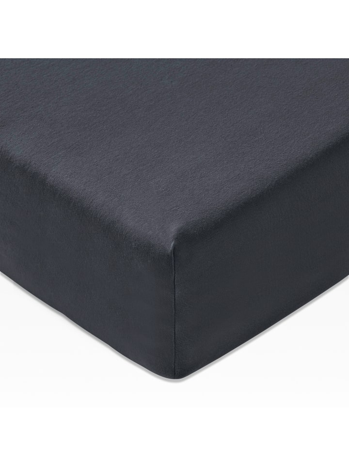 JOOP! UNI Boxspringtuch 140-160x200 cm, Grau