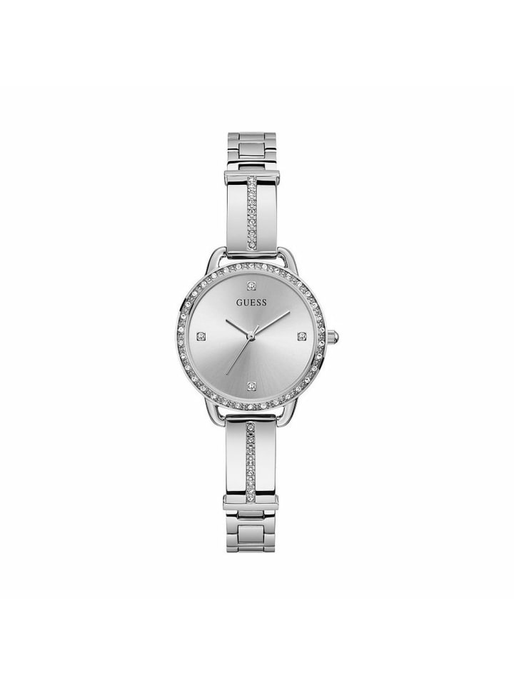 Quarzuhr für Damen in silber
