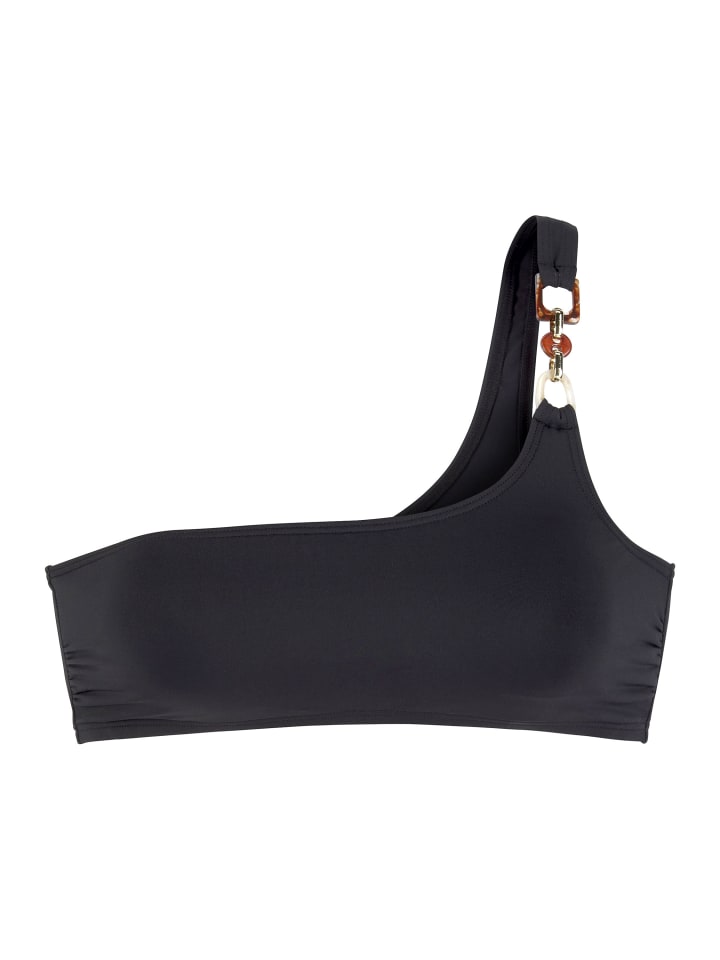 Bustier-Bikini-Top in schwarz