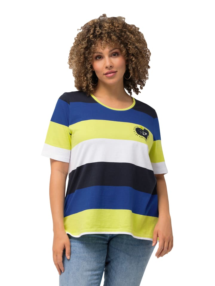 Shirt in kobaltblau
