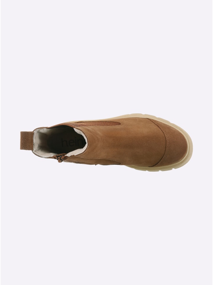 Stiefelette in cognac