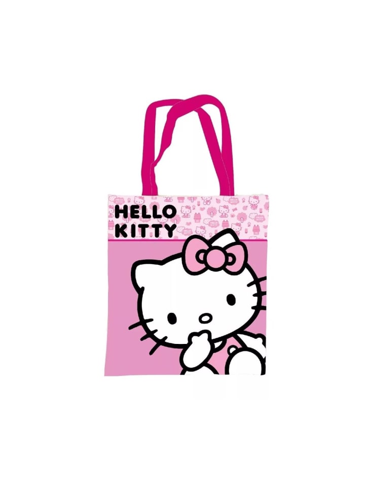 Pink Stofftasche, Einkaufstasche 44 cm