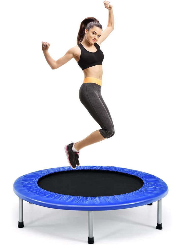 φ97cm Mini Trampolin in Blau