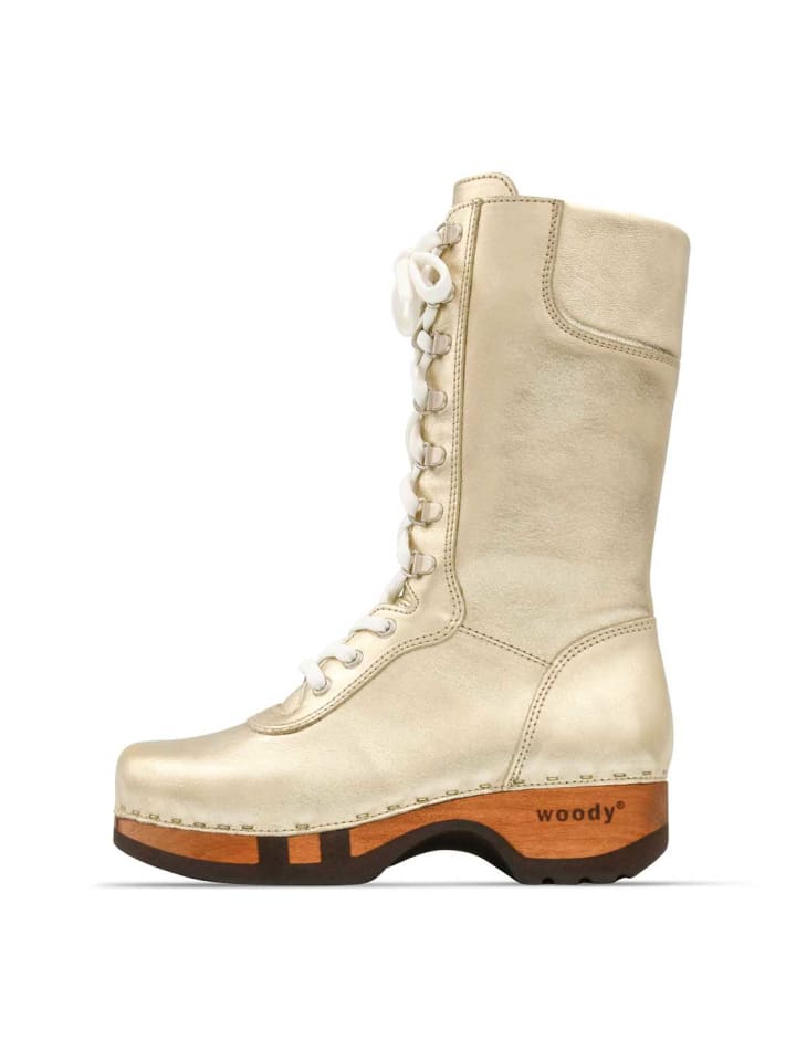 Stiefeletten/Boot in gold