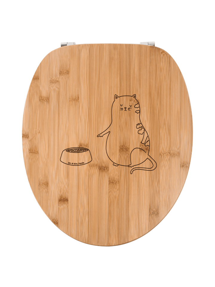 Toilettendeckel Katze Fressen ohne Spruch in Transparent