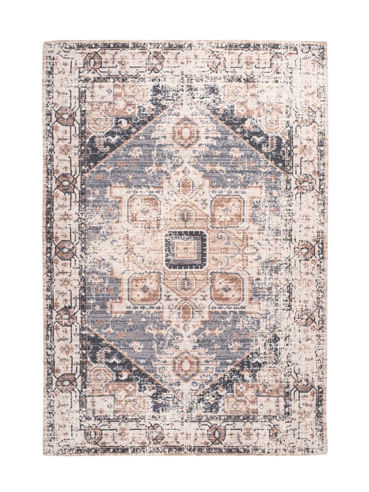Wohnzimmer Teppich – Kurzflorteppich Indiana 125 in grau - braun - rechteckig