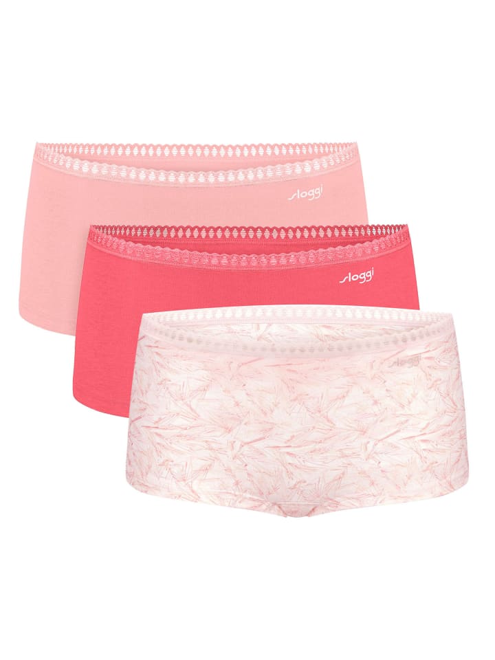 Panty Blue GO Crush 3er-Pack in RED - LIGHT COMBINATION