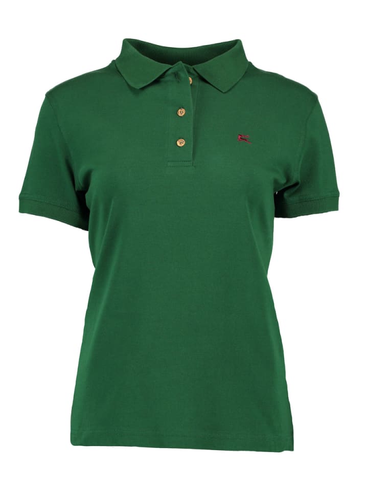 Poloshirt Laukas in trachtengrün