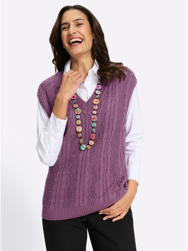 Pullunder in violett