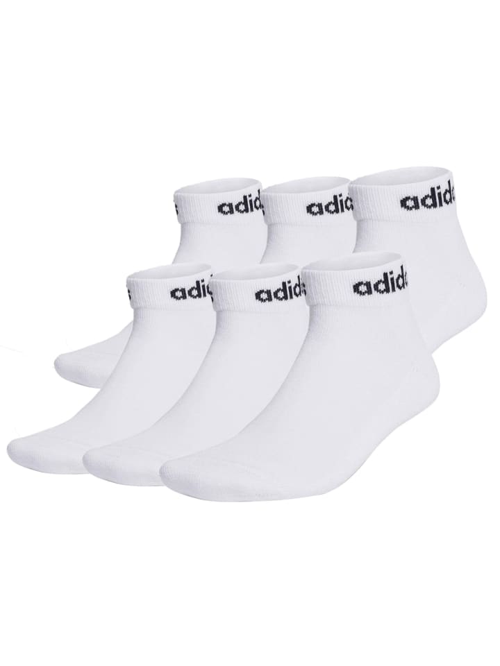 Socken 6er Pack in Weiß