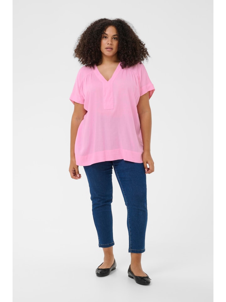 Bluse kurzarm KCmille Loose fit in Pink Frosting