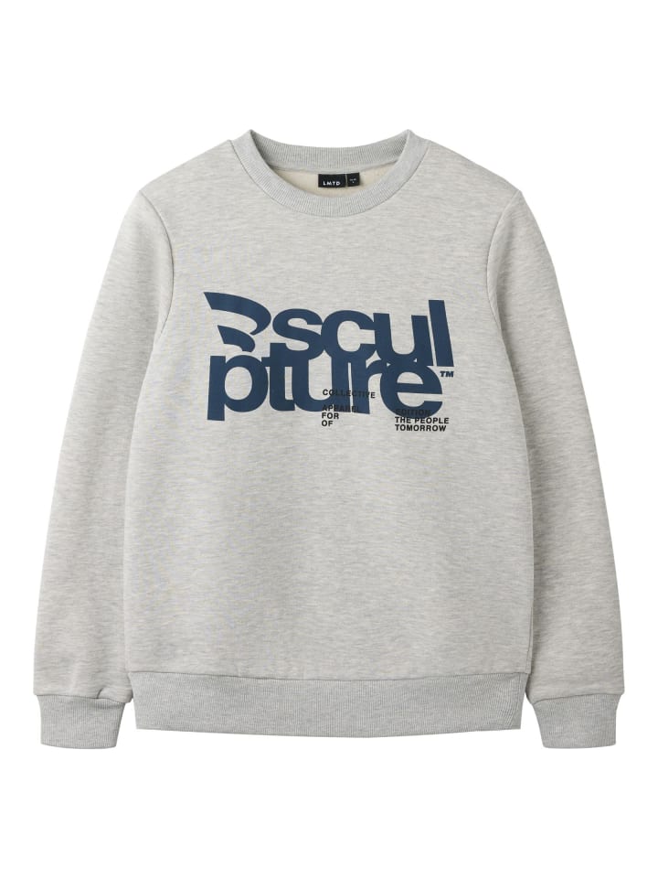 Sweatshirt in Light Grey Melange1