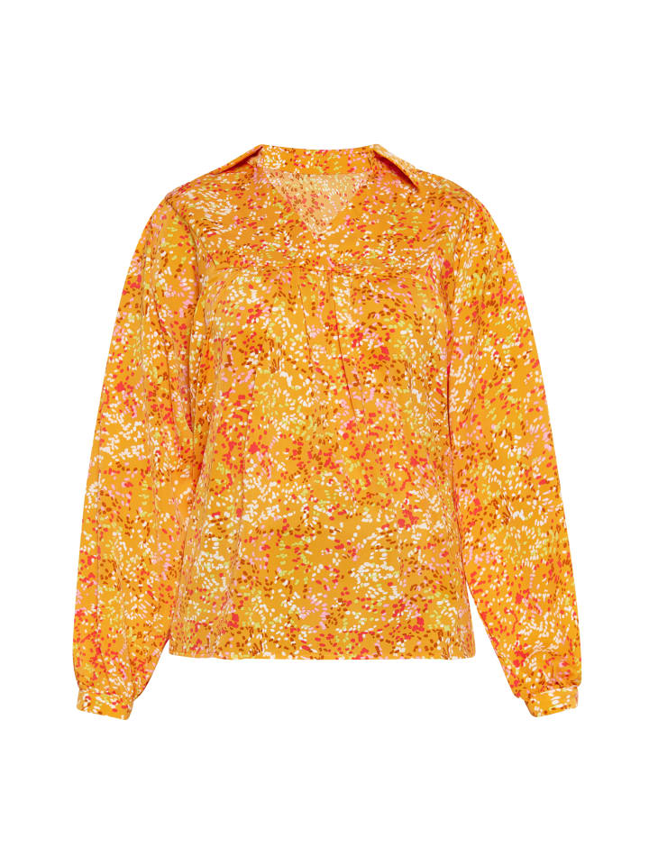 Women Blouse in multicolor orange