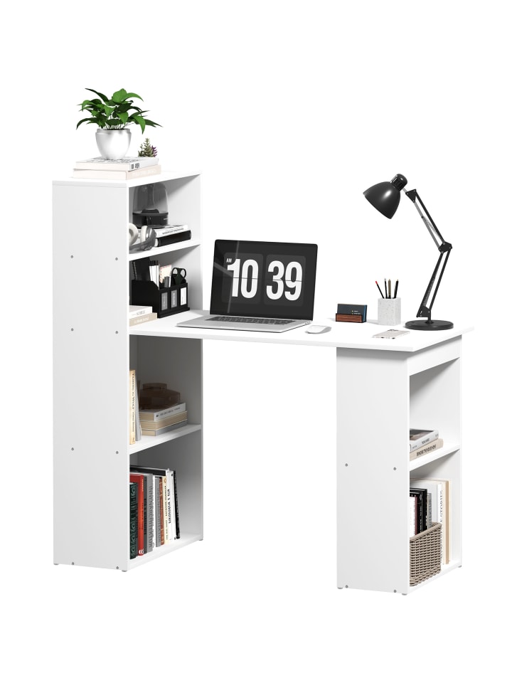 Schreibtisch in Weiß 120L x 55B x 120H cm