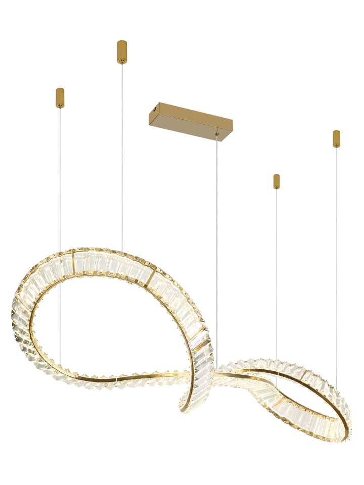 Hängeleuchte "NEIL" in gold