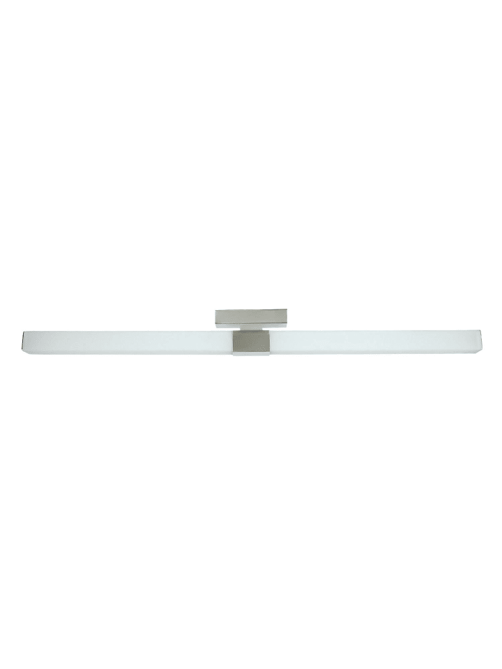 Wandlampe EEK F (B)100 x (H)5 cm in Chrom Weiß