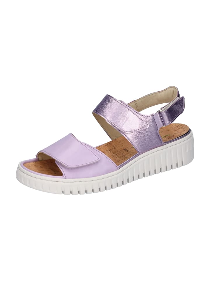Komfort Sandalen in Lila