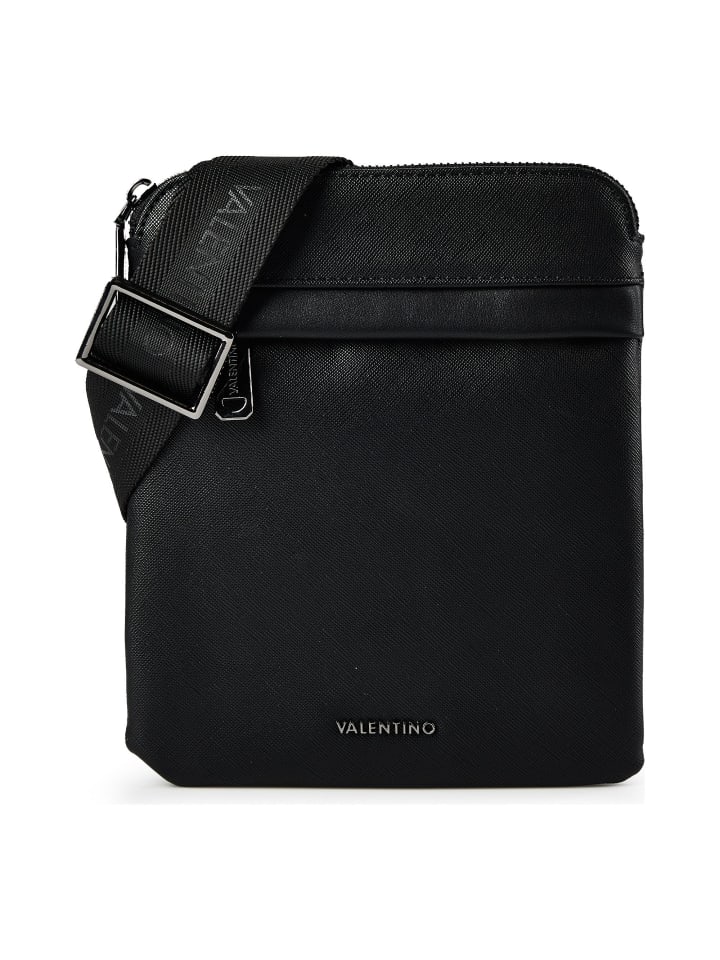 Karo Mini Bag Umhängetasche 18 cm nero