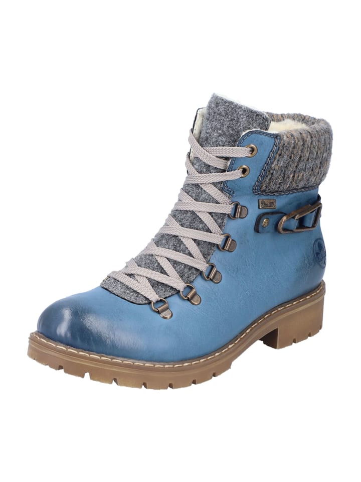 Schnürboots in Blau