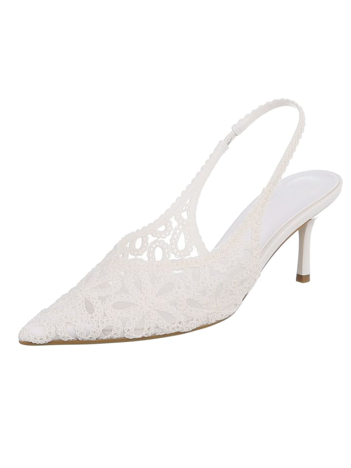 High Heel in Weiß