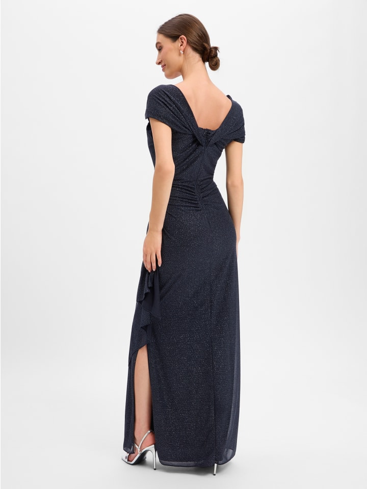 Abendkleid in marine - 0002