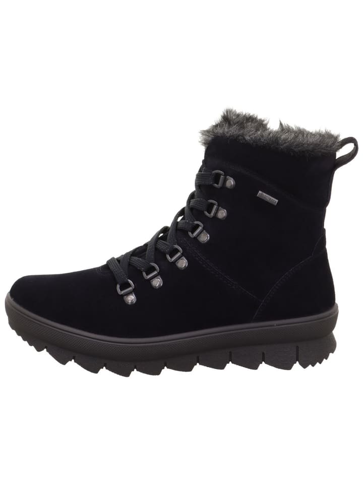 Schnürstiefel in blau