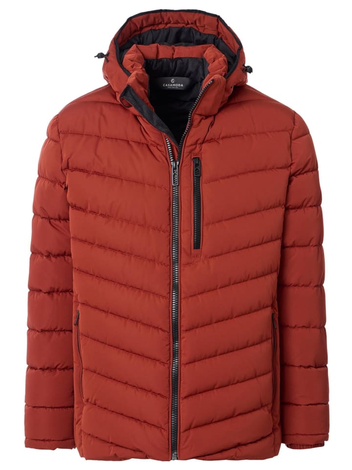 Steppjacke Basic in Rot
