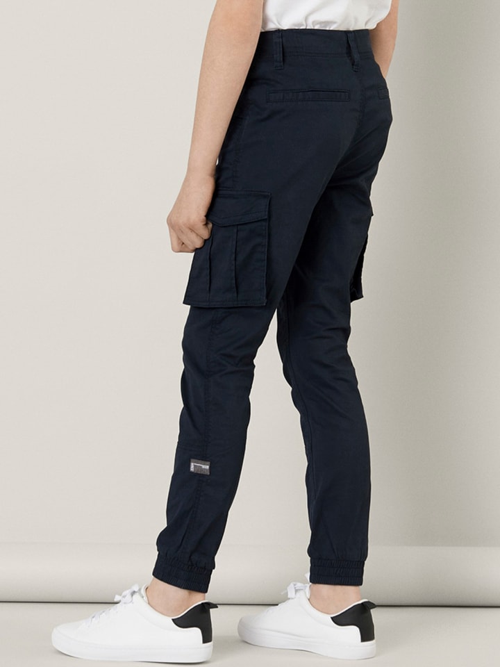 name it Cargo Hose kaufen Jungen Chino Freizeithose Jogger | Dunkelblau NKMRYAN günstig in limango für