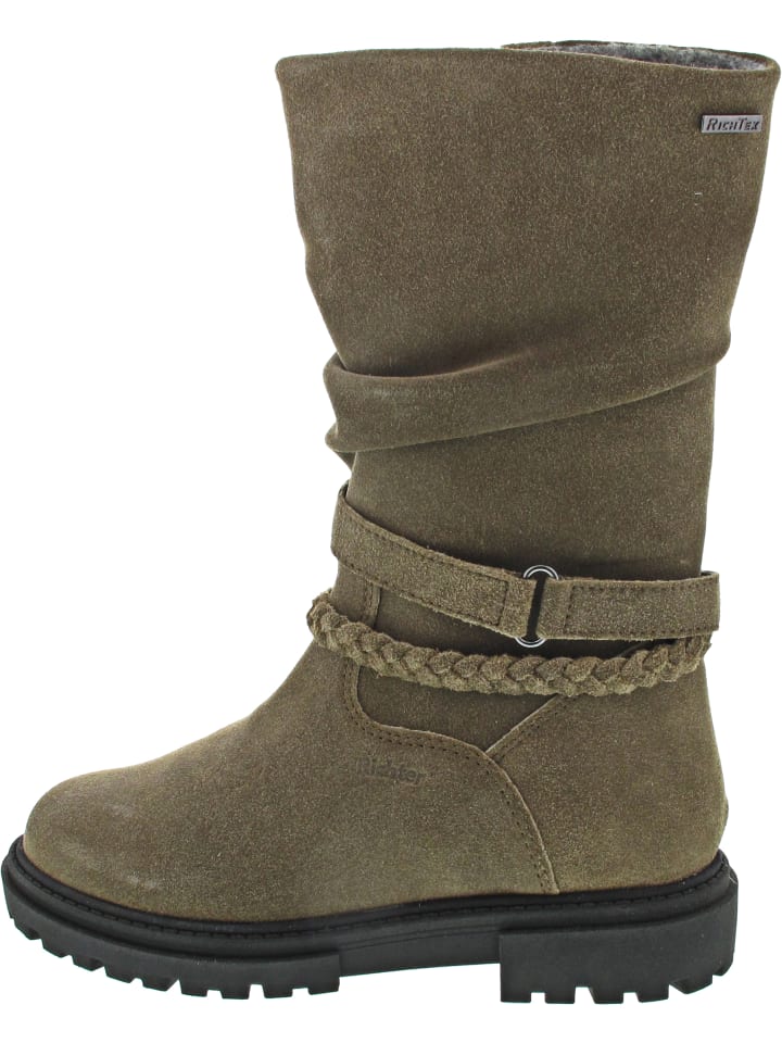 Schaftstiefel  Beige