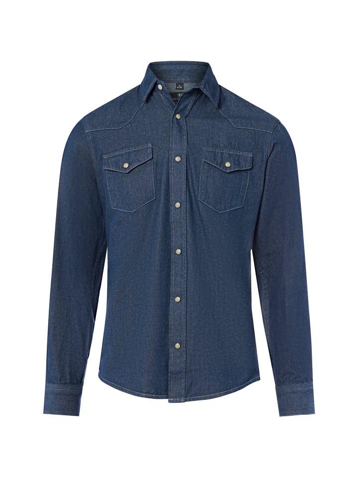 Jeanshemd in medium stone