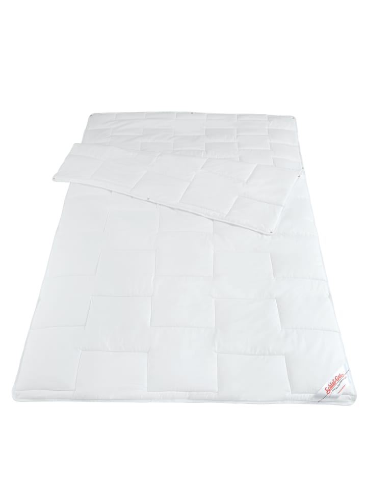 Bettdecke Utah Vierjahreszeiten Steppbett 155x220 cm in weiß