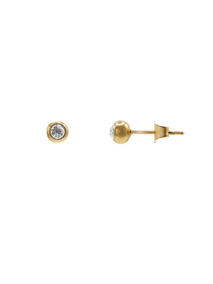 Ohrstecker Damen Lioré goldfarben in goldfarben