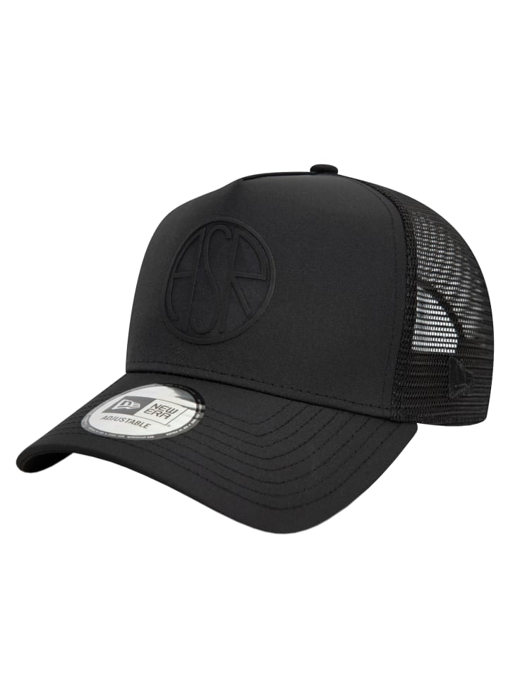 New Era E-Frame AS Roma Trucker Cap in Schwarz