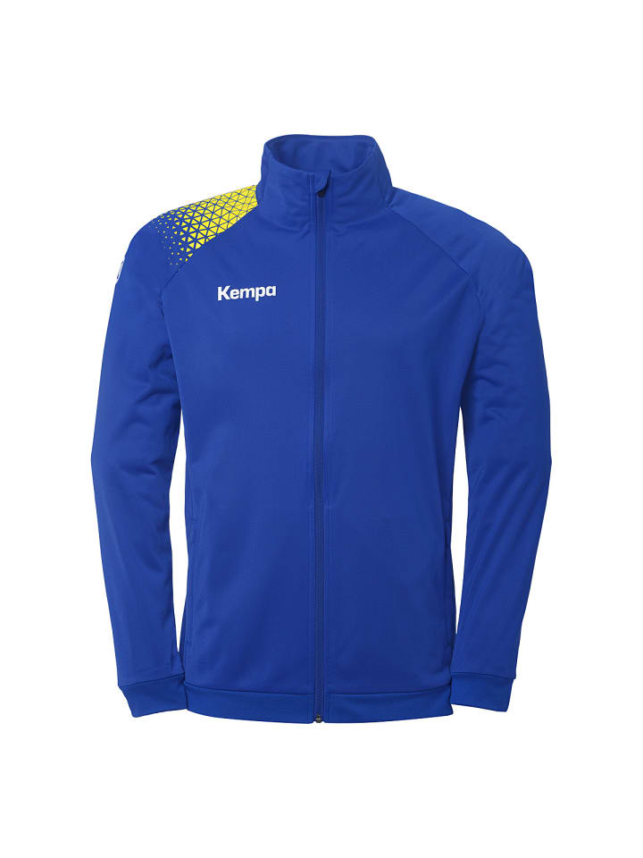 Trainingsjacke Ambition 28 Poly in royal/limonengelb