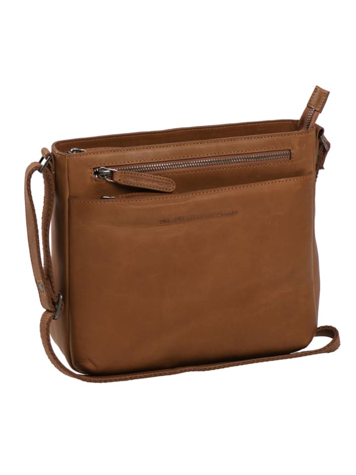 Mumbai Umhängetasche Leder 27 cm cognac