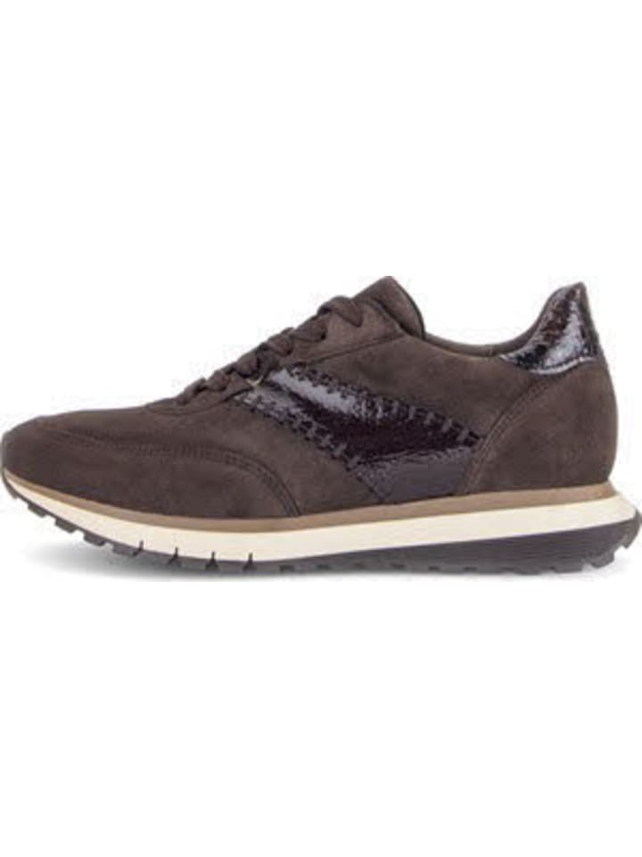 Damen- Schnürschuhe Sneaker low H in Braun